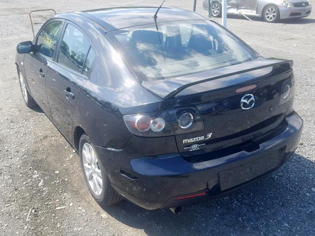 JM1BK32F971753729 - 2007 MAZDA 3 I BLACK photo 3