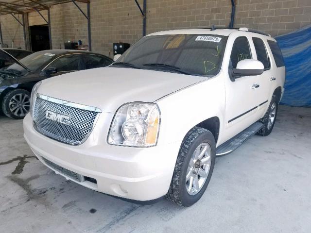 1GKUKEEF8AR166774 - 2010 GMC YUKON DENA WHITE photo 2