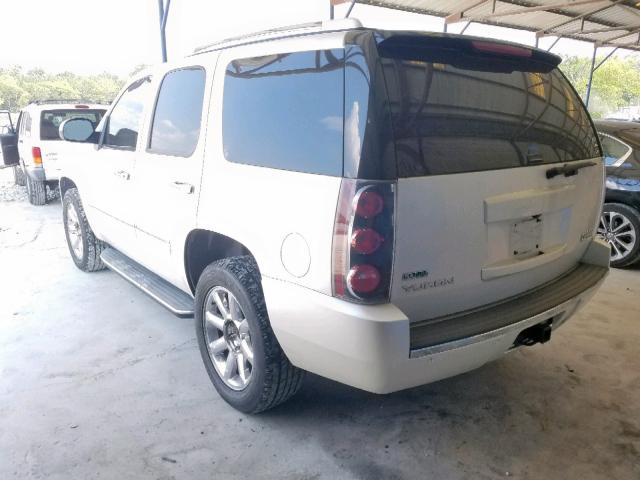 1GKUKEEF8AR166774 - 2010 GMC YUKON DENA WHITE photo 3