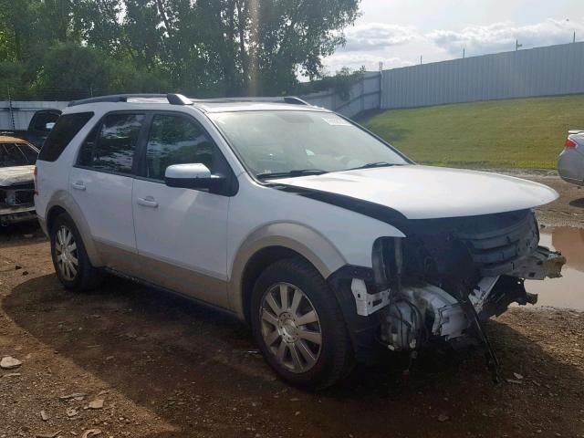 1FMDK08W08GA36404 - 2008 FORD TAURUS X E WHITE photo 1