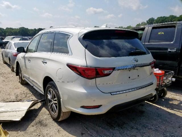 5N1DL0MM3HC524304 - 2017 INFINITI QX60 WHITE photo 3