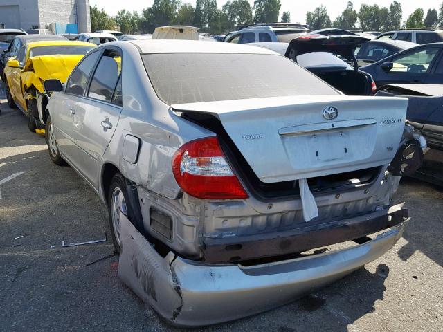 4T1BF30K63U555036 - 2003 TOYOTA CAMRY LE SILVER photo 3