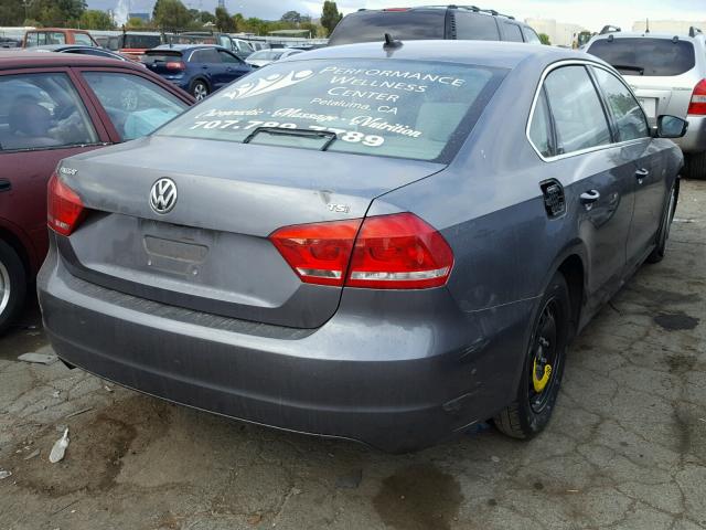 1VWAT7A37FC093990 - 2015 VOLKSWAGEN PASSAT S GRAY photo 4