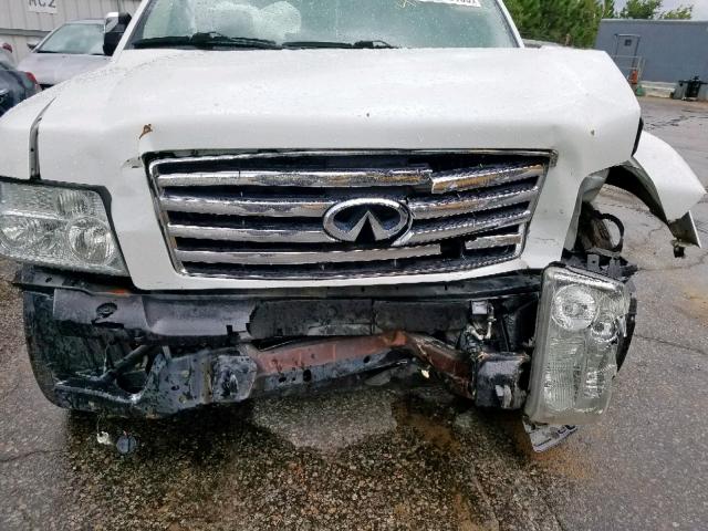 5N3AA08A86N815088 - 2006 INFINITI QX56 WHITE photo 9