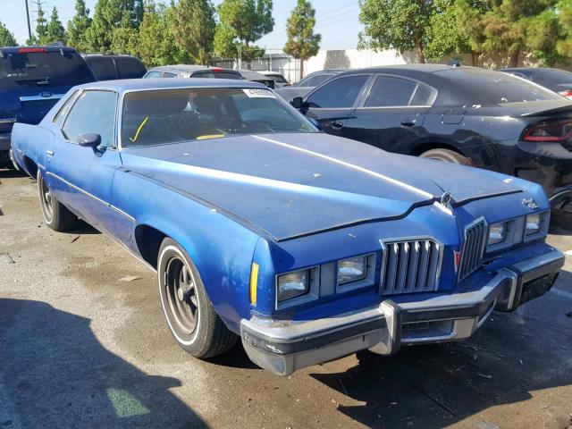 2J57R7P271760 - 1977 PONTIAC GRAN PRIX BLUE photo 1