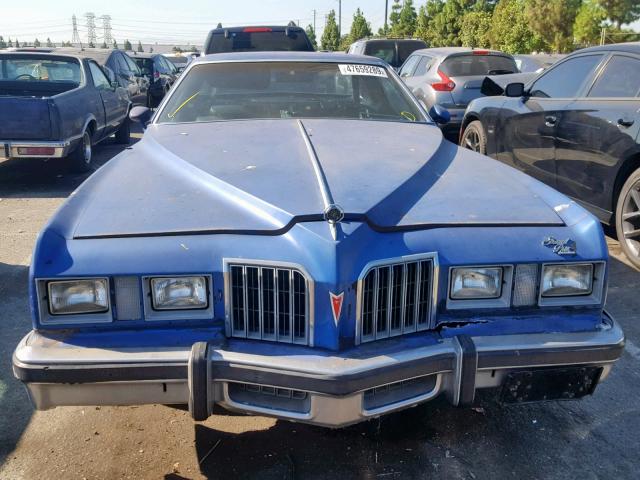 2J57R7P271760 - 1977 PONTIAC GRAN PRIX BLUE photo 9