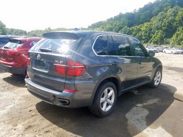 5UXZV8C54BL419550 - 2011 BMW X5 XDRIVE5 GRAY photo 4