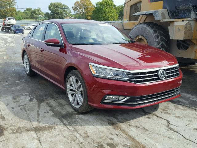 1VWBA7A34JC023334 - 2018 VOLKSWAGEN PASSAT SE RED photo 1