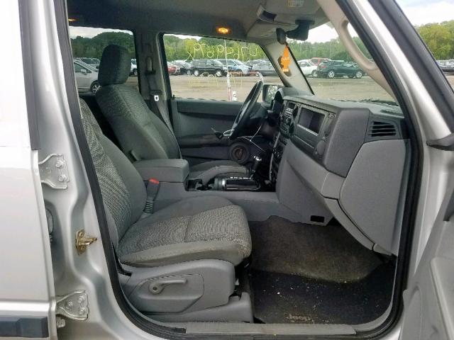 1J8HG48K86C188455 - 2006 JEEP COMMANDER 灰色 照片 5