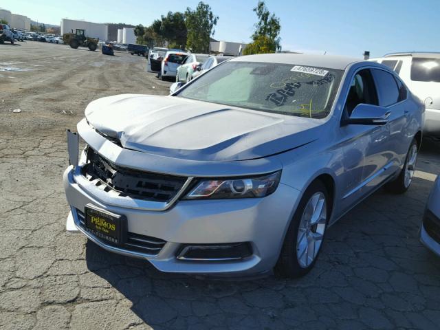 2G1145S3XG9115646 - 2016 CHEVROLET IMPALA LTZ SILVER photo 2