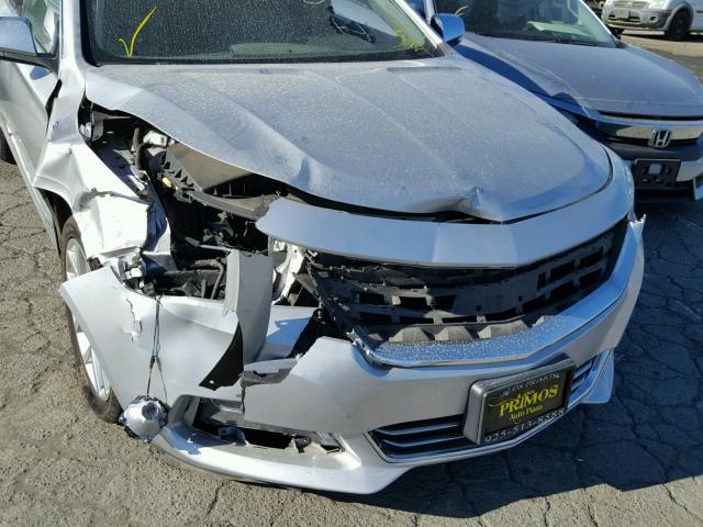 2G1145S3XG9115646 - 2016 CHEVROLET IMPALA LTZ SILVER photo 9