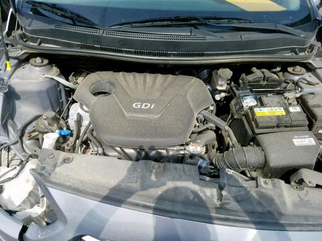 KMHCT4AE3HU196828 - 2017 HYUNDAI ACCENT SE GRAY photo 7