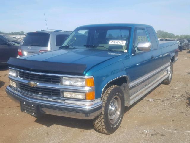 1GCGC29K5RE156492 - 1994 CHEVROLET GMT-400 C2 GREEN photo 2