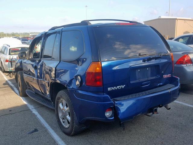 1GKDT13S952172524 - 2005 GMC ENVOY BLUE photo 3