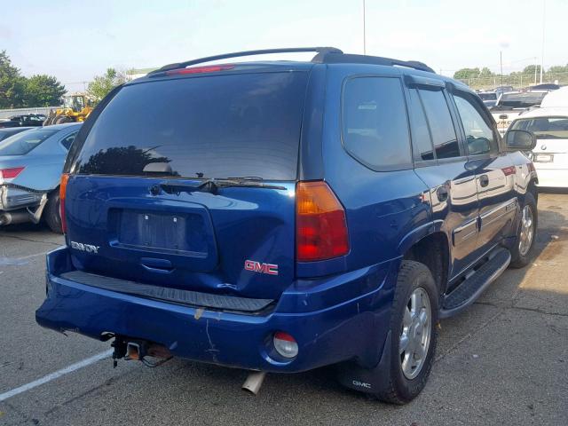 1GKDT13S952172524 - 2005 GMC ENVOY BLUE photo 4