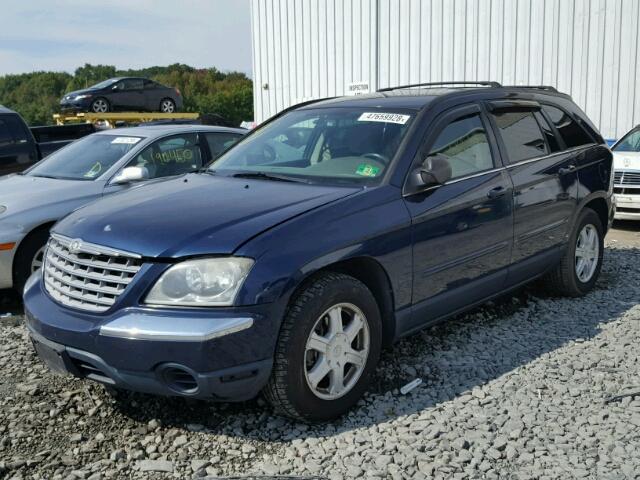 2C4GM68495R602910 - 2005 CHRYSLER PACIFICA T BLUE photo 2