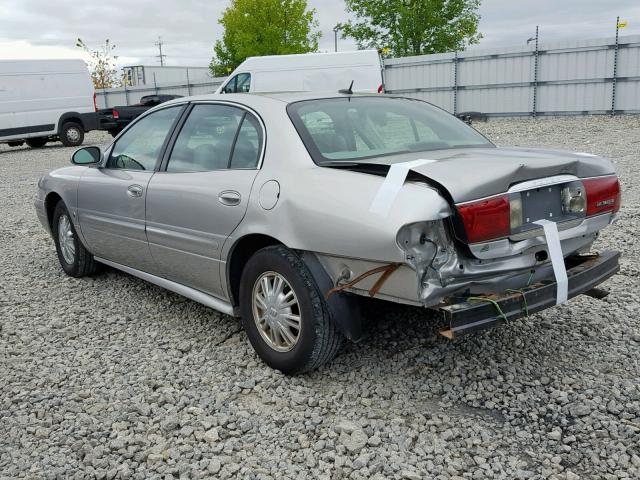 1G4HP52KX5U156486 - 2005 BUICK LESABRE CU SILVER photo 3