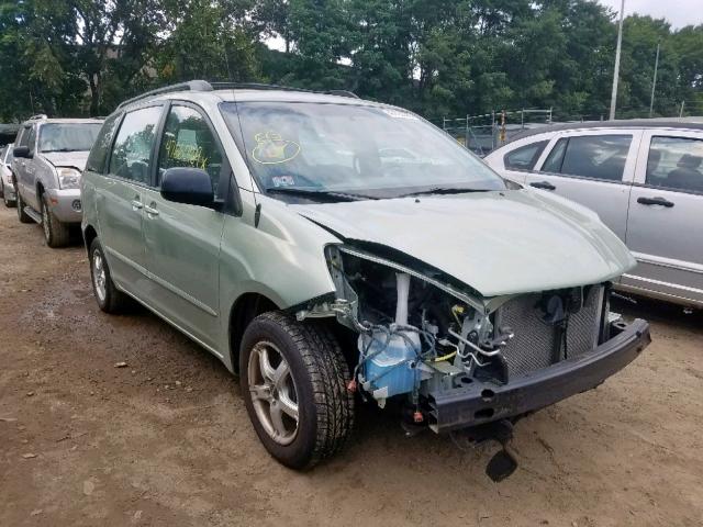 5TDKK4CC1AS302427 - 2010 TOYOTA SIENNA CE GREEN photo 1