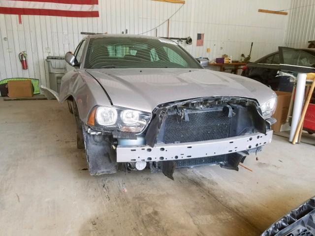 2C3CDXHG4EH366305 - 2014 DODGE CHARGER SX SILVER photo 9