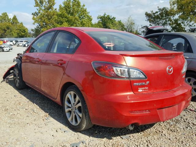 JM1BL1U55B1371535 - 2011 MAZDA 3 S RED photo 3