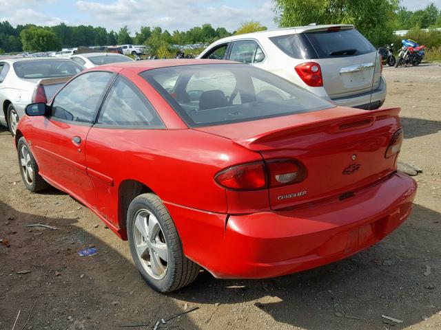 1G1JF12T3Y7172342 - 2000 CHEVROLET CAVALIER Z RED photo 3