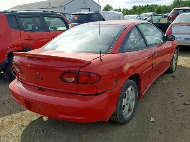 1G1JF12T3Y7172342 - 2000 CHEVROLET CAVALIER Z RED photo 4