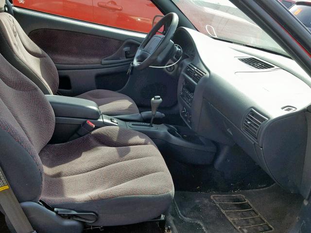 1G1JF12T3Y7172342 - 2000 CHEVROLET CAVALIER Z RED photo 5