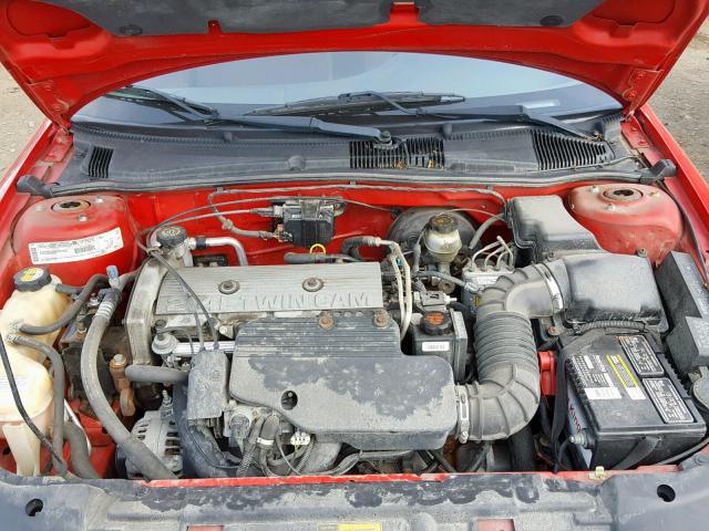 1G1JF12T3Y7172342 - 2000 CHEVROLET CAVALIER Z RED photo 7