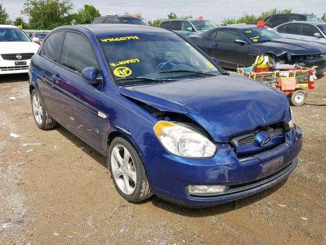 KMHCN36C08U104957 - 2008 HYUNDAI ACCENT SE BLUE photo 1