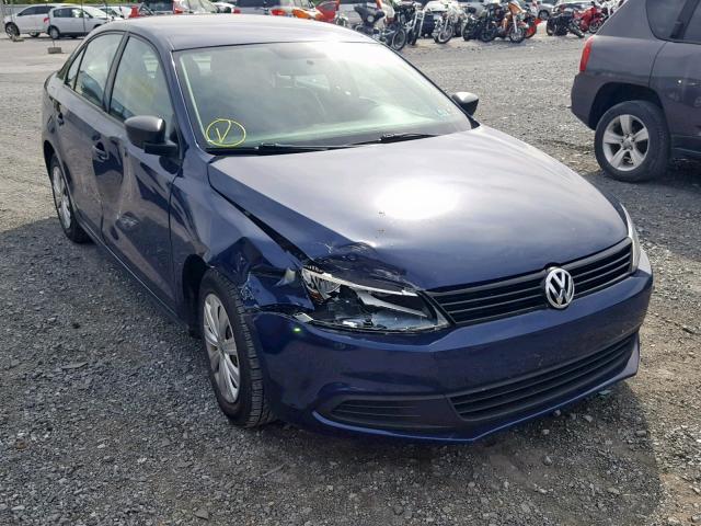 3VW1K7AJ6BM046346 - 2011 VOLKSWAGEN JETTA BASE BLUE photo 1