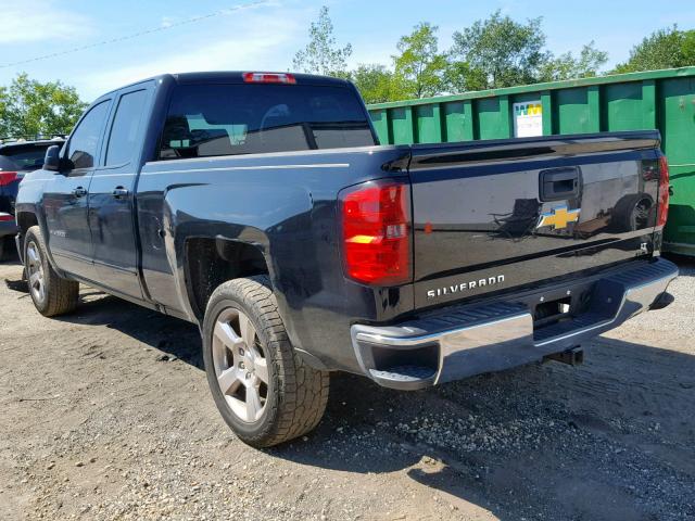 1GCRCREC1FZ298486 - 2015 CHEVROLET SILVERADO BLACK photo 3