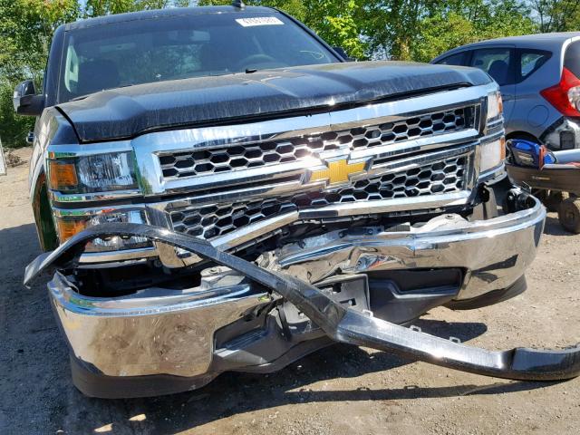 1GCRCREC1FZ298486 - 2015 CHEVROLET SILVERADO BLACK photo 9