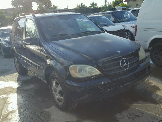 4JGAB57E83A420094 - 2003 MERCEDES-BENZ ML 350 BLUE photo 1