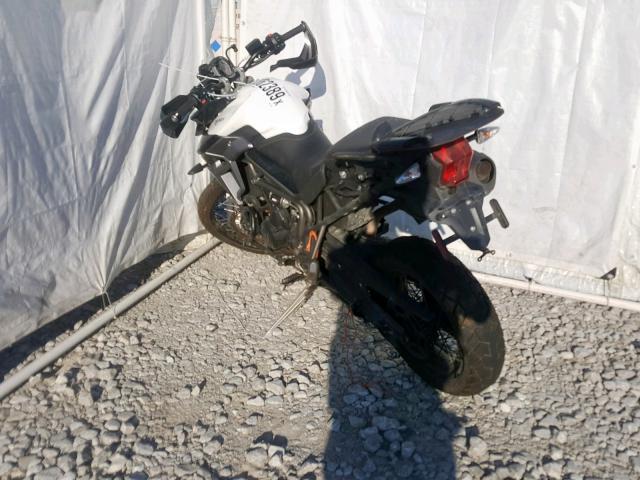SMTE08BF3GT711529 - 2016 TRIUMPH MOTORCYCLE TIGER 800X WHITE photo 3