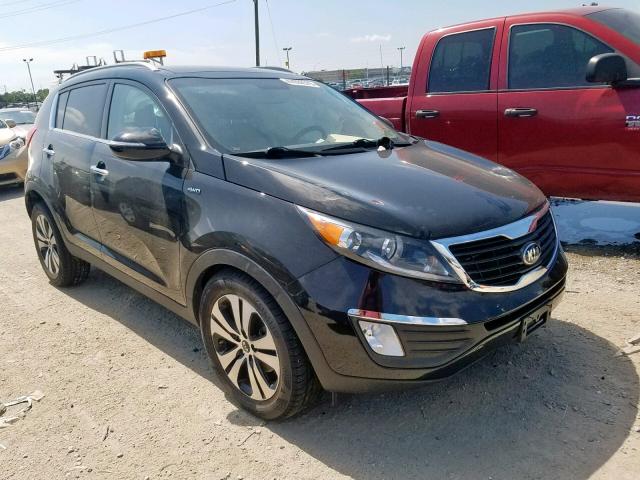 KNDPCCA2XD7469214 - 2013 KIA SPORTAGE E BLACK photo 1