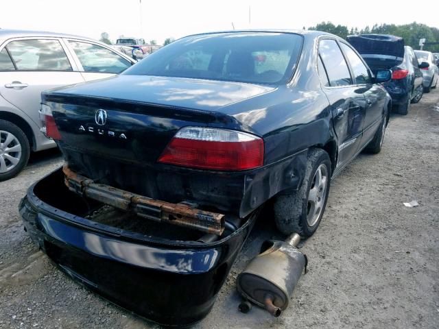 19UUA56612A804233 - 2002 ACURA 3.2TL BLACK photo 4