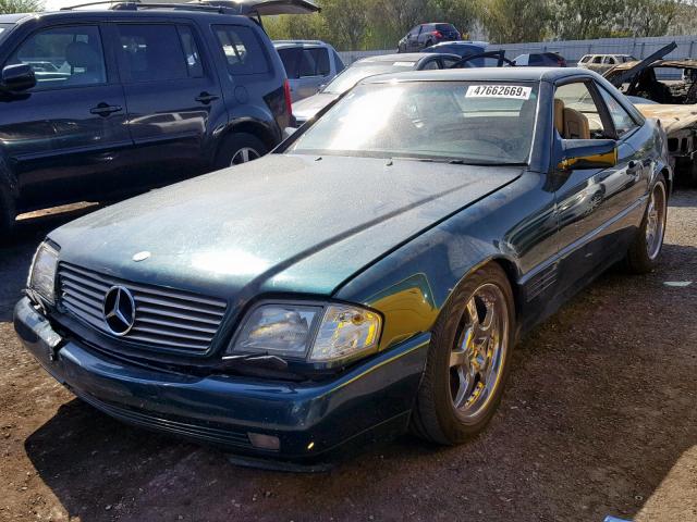 WDBFA63E4RF100015 - 1994 MERCEDES-BENZ SL 320 GREEN photo 2