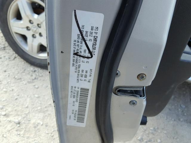 1B3HB48A39D103499 - 2009 DODGE CALIBER SX SILVER photo 10