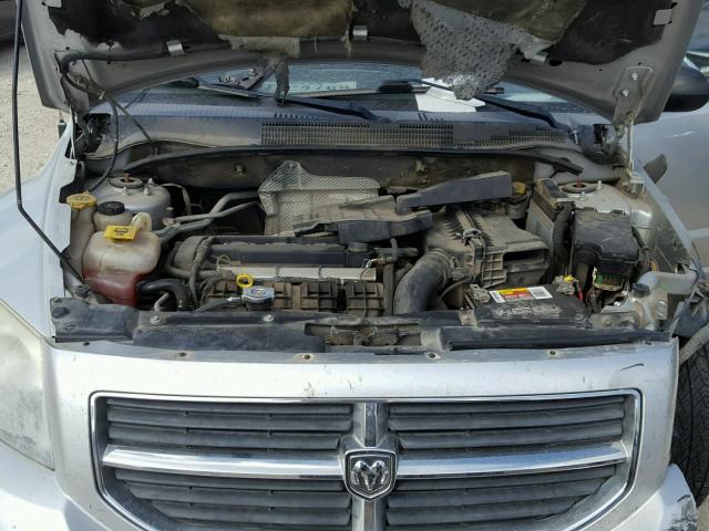 1B3HB48A39D103499 - 2009 DODGE CALIBER SX SILVER photo 7