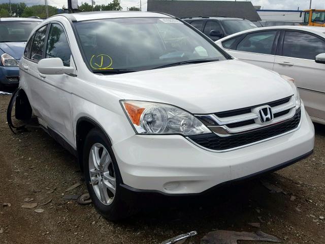 5J6RE4H78BL015391 - 2011 HONDA CR-V EXL WHITE photo 1