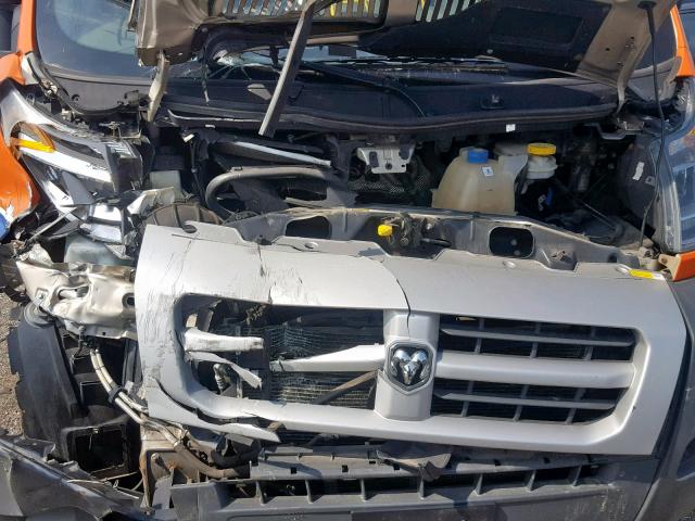 3C6TRVAG2EE126152 - 2014 RAM PROMASTER 橙色 照片 7