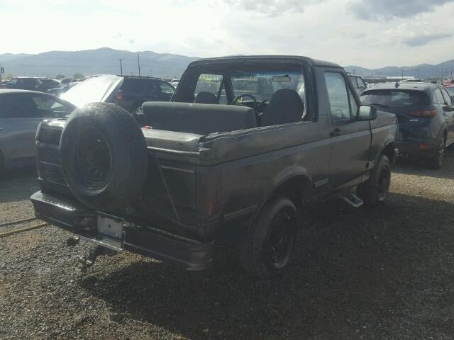 1FMEU15H2NLA20279 - 1992 FORD BRONCO U10 BLACK photo 4