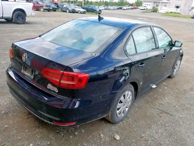 3VW1K7AJ8FM290943 - 2015 VOLKSWAGEN JETTA BASE 黑色 照片 4