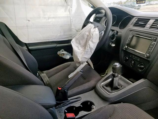 3VW1K7AJ8FM290943 - 2015 VOLKSWAGEN JETTA BASE 黑色 照片 5