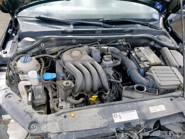 3VW1K7AJ8FM290943 - 2015 VOLKSWAGEN JETTA BASE 黑色 照片 7