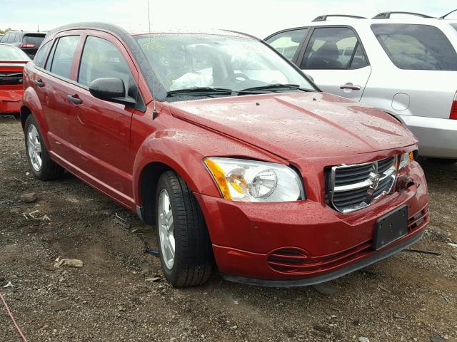 1B3HB48B48D508018 - 2008 DODGE CALIBER SX RED photo 1