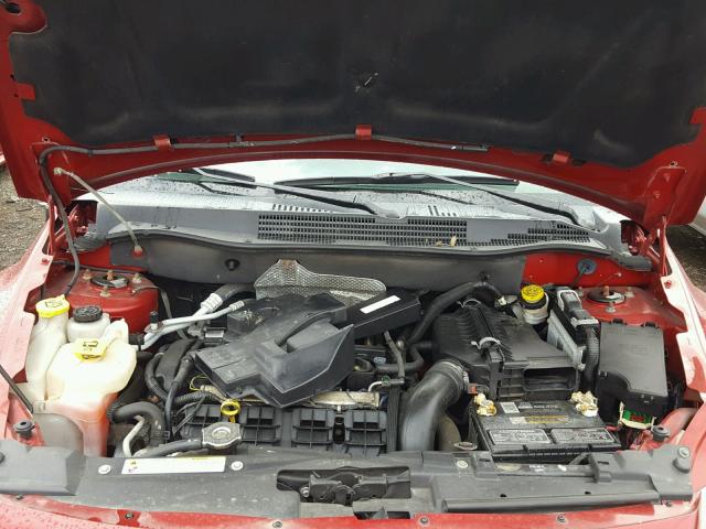 1B3HB48B48D508018 - 2008 DODGE CALIBER SX RED photo 7