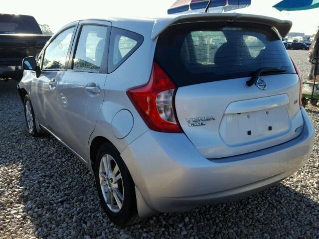 3N1CE2CP6EL406963 - 2014 NISSAN VERSA NOTE SILVER photo 3