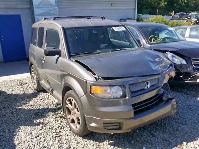 5J6YH18967L005744 - 2007 HONDA ELEMENT SC GRAY photo 1