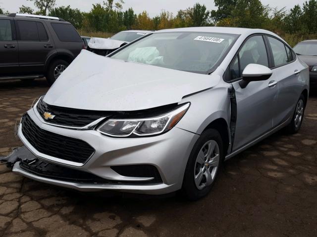 1G1BC5SMXJ7238503 - 2018 CHEVROLET CRUZE LS SILVER photo 2